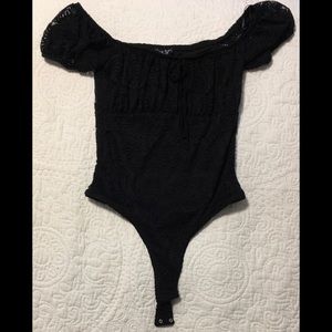 black bodysuit